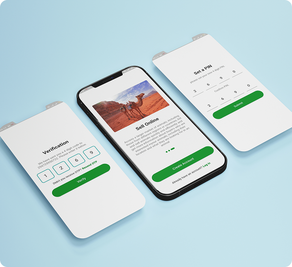 IGAD Livestock Market Information System mobile app interface